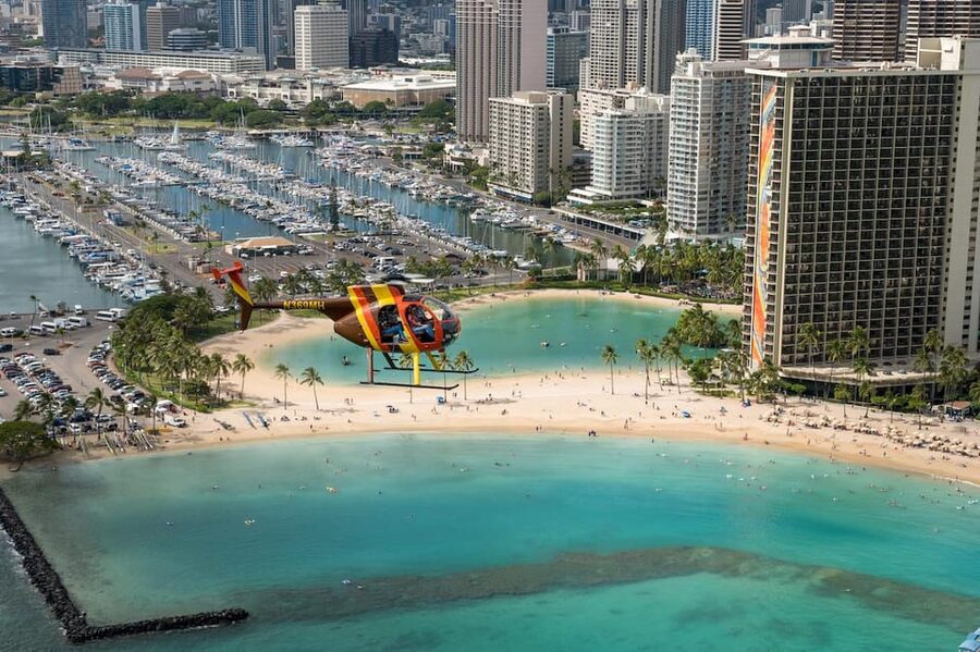 Oahu: Magnum P.I. Doors-Off Helicopter Tour - Koolau mountains, Kaawa Valley, and Sacred Falls