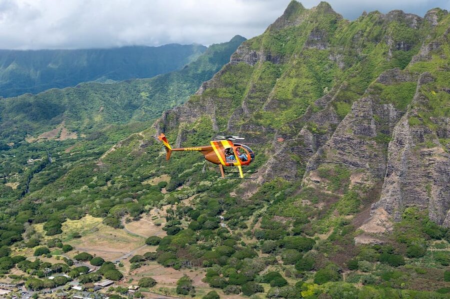 Oahu: Magnum P.I. Doors-Off Helicopter Tour - The North Shore and Oahu’s changing scale
