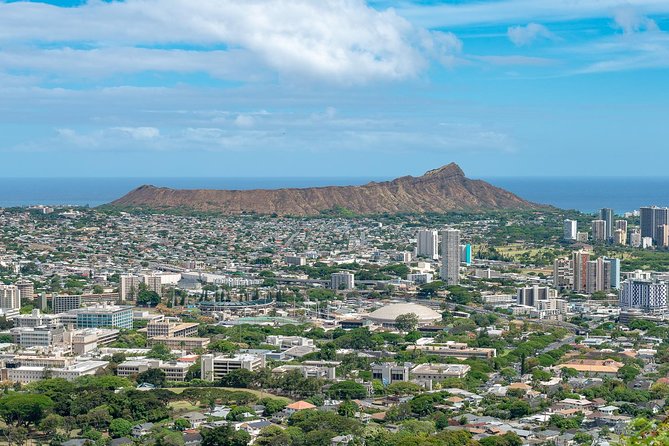 Oahu: Pearl Harbor USS Arizona Memorial Small Group Tour - Punchbowl Cemetery and the view over Honolulu