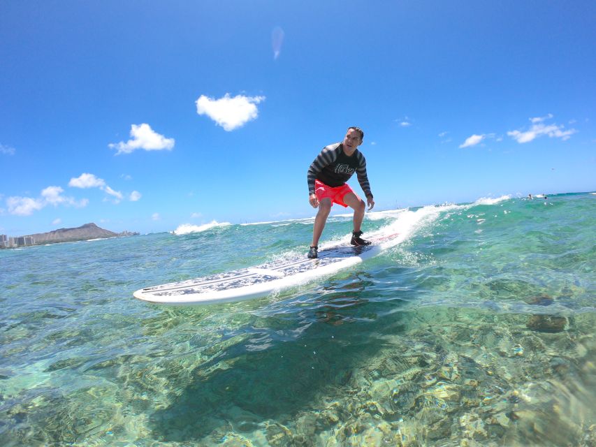 Oahu: Private Surfing Lesson in Waikiki Beach - Catching Waves With Close Instructor Support