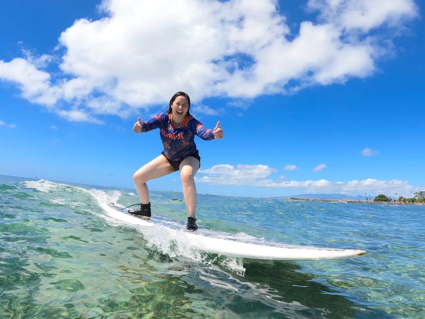 Oahu: Private Surfing Lesson in Waikiki Beach - What Success Looks Like After Two Hours