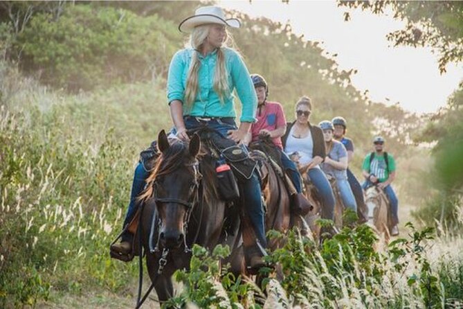 Oahu Sunset Horseback Ride - The scenic lookout and the sunset payoff