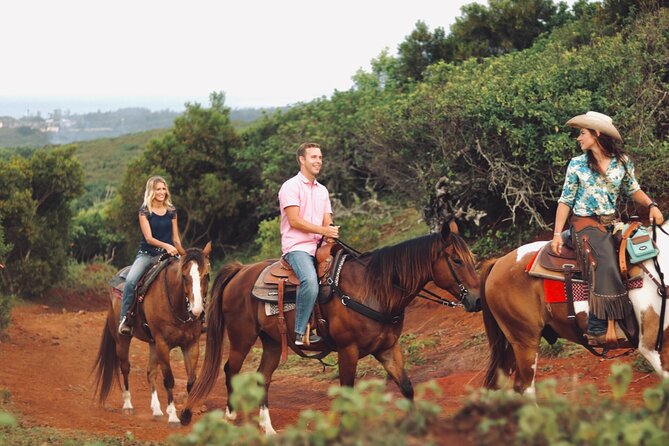 Oahu Sunset Horseback Ride - Getting comfortable with the horses and wranglers