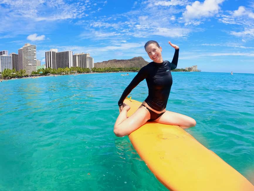 Oahu: Waikiki Beginner Private Surf Lesson- Female Guide - Meeting Ali Beside Duke Kahanamoku’s Statue