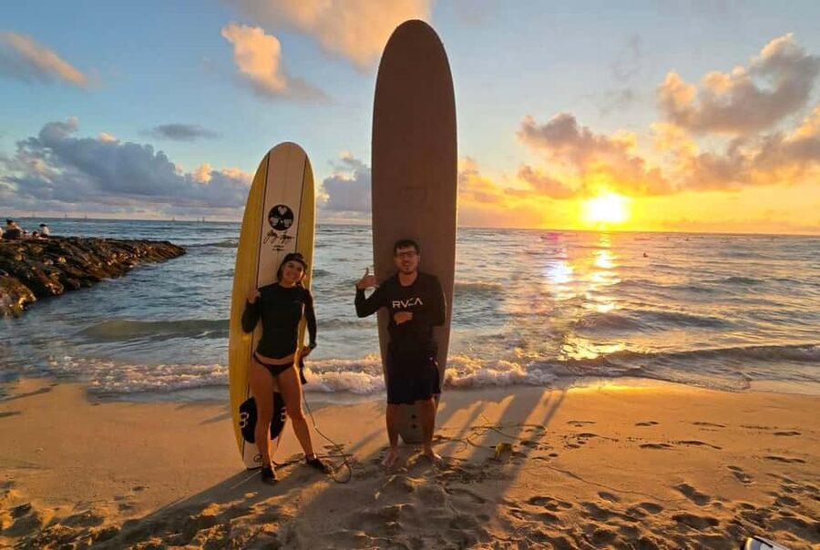 Oahu: Waikiki Beginner Private Surf Lesson- Female Guide - Waikiki Water Time: About 75 Minutes of Practice