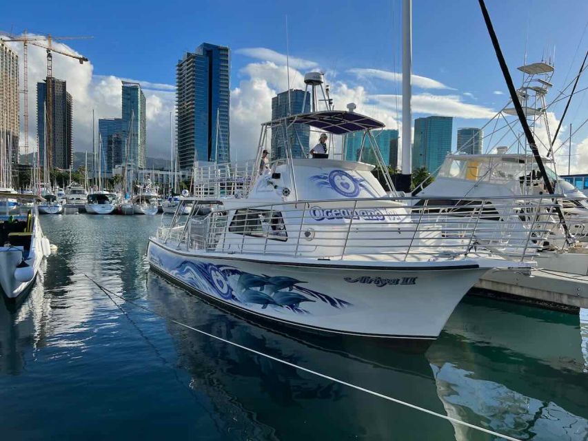 Oahu: Waikiki Whale Watching Tour-Donut and Coffee Included - Hearing whale song with a hydrophone