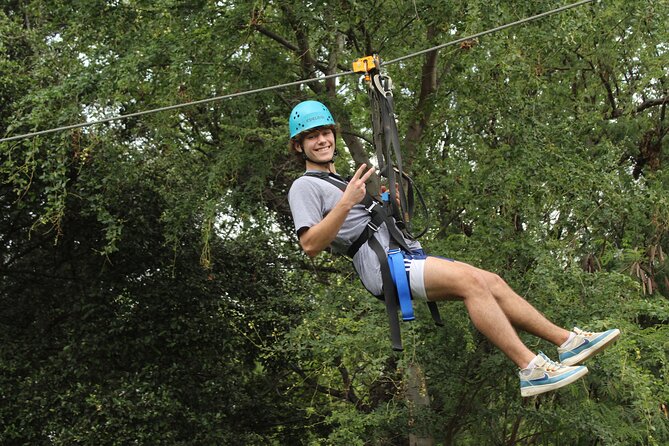 Off-Road ATV & 3 Zipline Combo (Optional Waikiki Shuttle) - Three zip lines with automatic braking