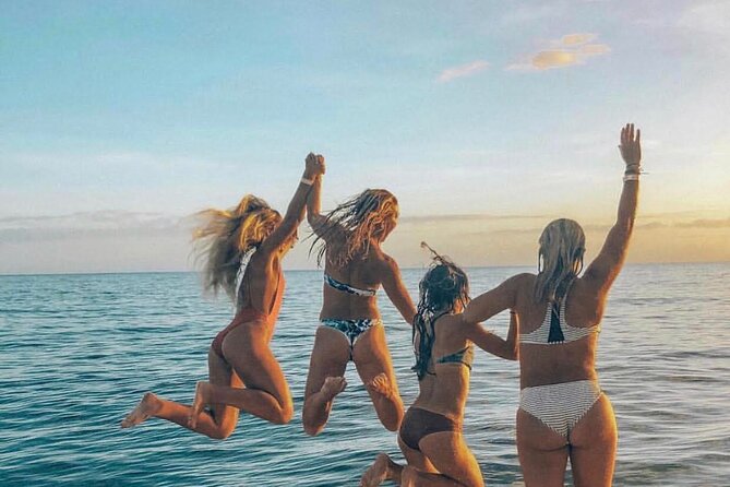 Paradise Waikiki Sunset Cruise + LIVE DJ + SWIMMING - Two free drinks, a full bar, and what to expect