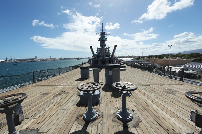 Pearl Harbor History Remembered Tour from Ko Olina - Reaching the USS Arizona Memorial by Navy shuttle