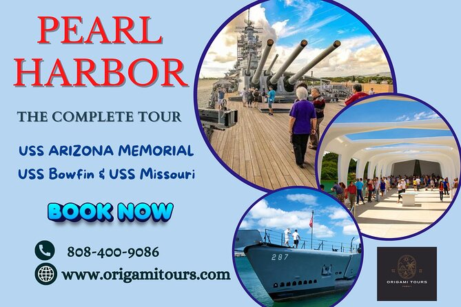 Pearl Harbor Tour with USS Arizona & Missouri Battleship - Pearl Harbor National Memorial and the USS Arizona