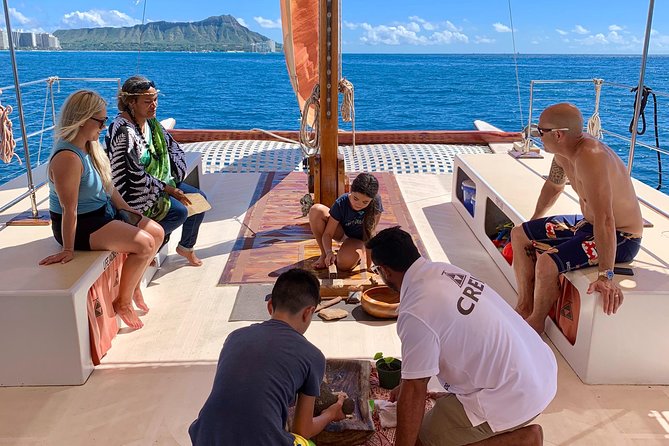 Polynesian Canoe Morning Sail - Poi, poke, swordfish, and traditional snacks