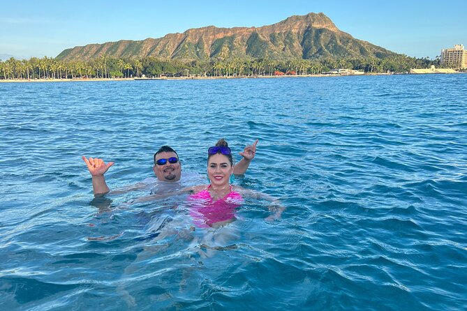 Private Catamaran Charter in Waikiki (1-6 Guests) - Swimming near Diamond Head
