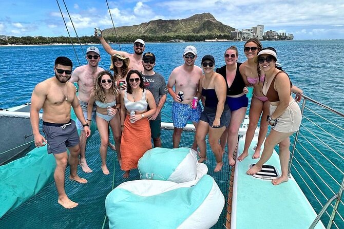 Private Catamaran Charter in Waikiki (1-6 Guests) - Bringing drinks, food, and music