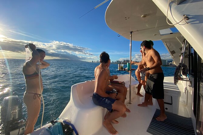 Private Catamaran Cruise and Snorkeling Tour in Honolulu - Music, drinks, and the feel of a private charter