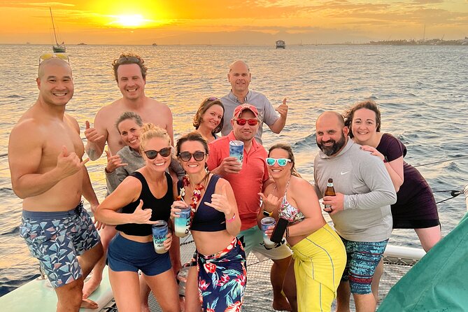 Private Catamaran Sunset Sail in Waikiki - Choosing between swimming and a coastal sail