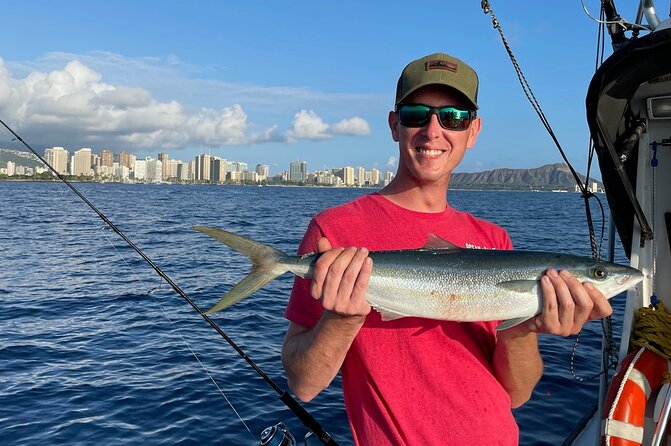 Private Fishing Charter for Family and Friends in Honolulu - Views of Diamond Head, Waikiki, and Honolulu
