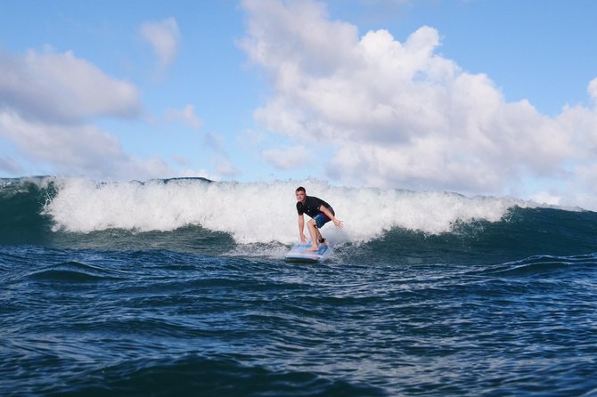 Private Group Surf Lesson - Timing, communication, and the North Shore setting