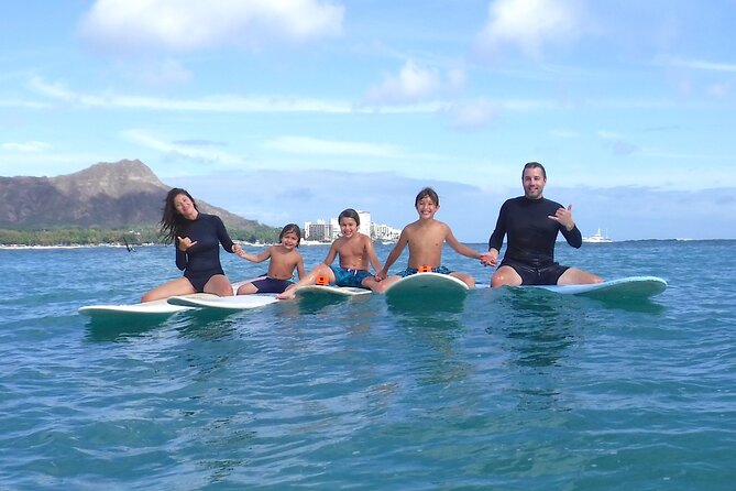 Private Guided Surf Boarding Lesson in Honolulu - A private lesson changes the family experience