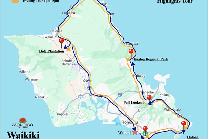 Private Half-Day Circle Island Highlights Tour in Oahu - Diamond Head: Waikiki from Above