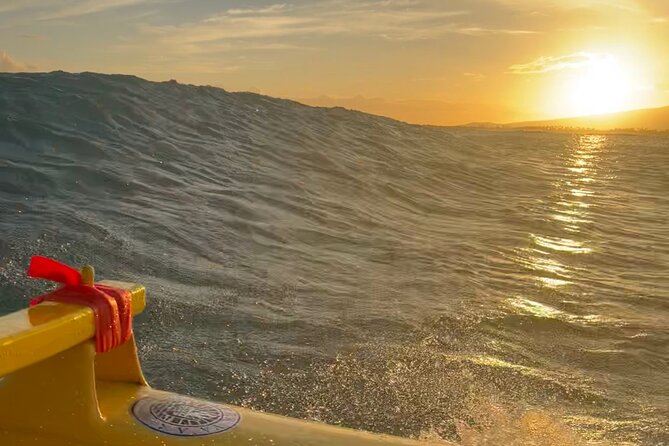 Private Outrigger Canoe Surfing Experience - Sara and Hanalei’s personal approach
