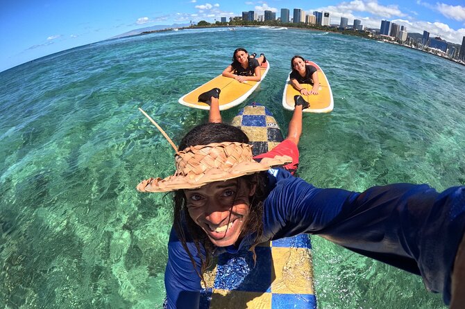 Private Surf Lesson 100% support any level 90mins is perfect time - Why this private Oahu lesson works for beginners