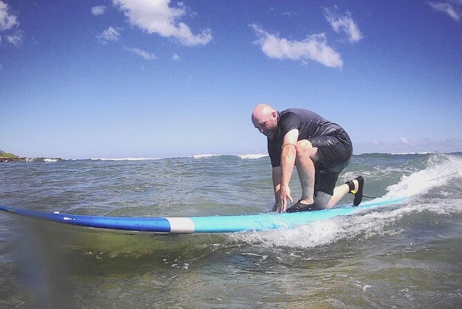 Private Surfing Lessons on the North Shore of Oahu - Working toward your first wave