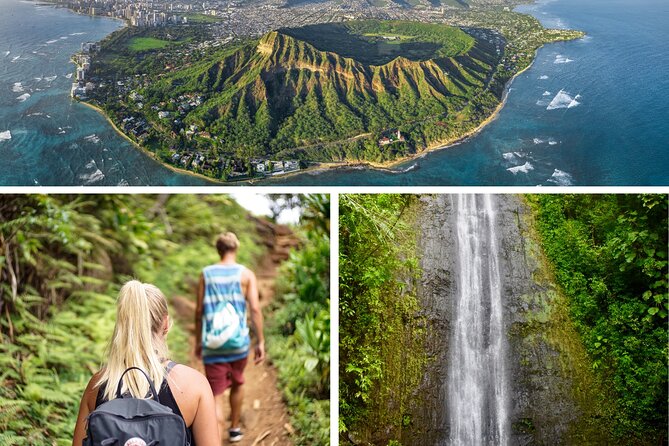 PRIVATE TOUR-Hike Diamond Head & Hawaiian Waterfall - Manoa Falls: an easy forest walk with a 150-foot finish