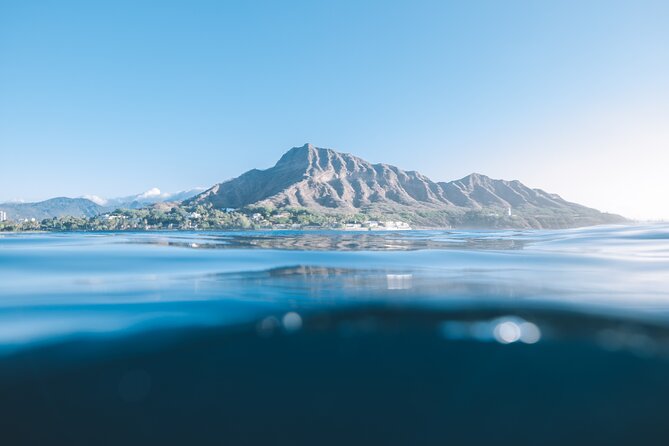 Private Whale Watching and Coastal Swimming Tour Honolulu - Waikiki Beach and Diamond Head from the water
