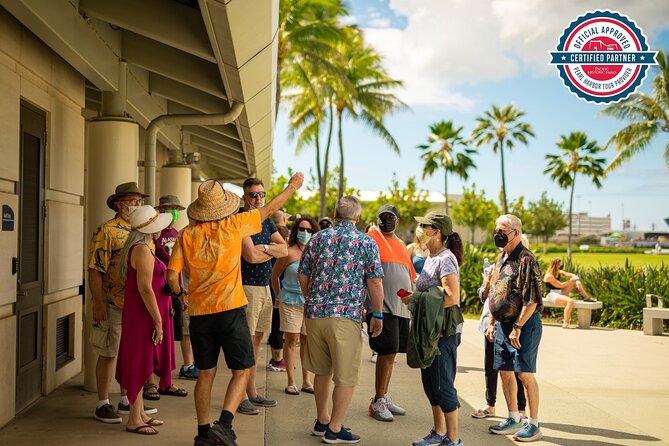 Salute to Pearl Harbor Including USS Arizona - Dress and security rules are strict