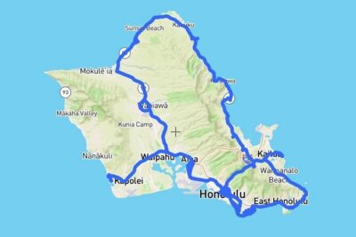 Self-Guided Audio Driving Tour in Oahu Hawaii