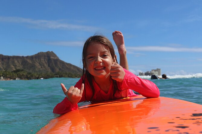 Semi-Private Surf Lesson for 2 or 3 people on Waikiki Beach - The family question: who will enjoy this most?