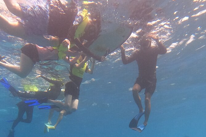 Snorkeling with Turtle/Water Scooter/Paddleboard Adventures Oahu - From Ala Moana Harbor toward Diamond Head
