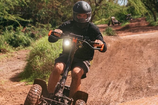 Stand Up ATV/Quad Jungle Trail Adventure - Learning the controls before the trail