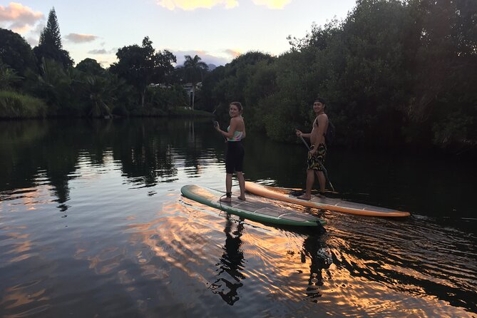 Sunset Stand Up Paddle with Photos and Turtles - A short lesson before you paddle