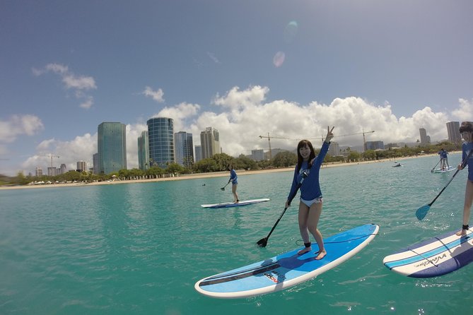 Surf Honolulu: Ala Moana Stand-up Paddleboard Lesson - Learning SUP at Ala Moana Beach Park