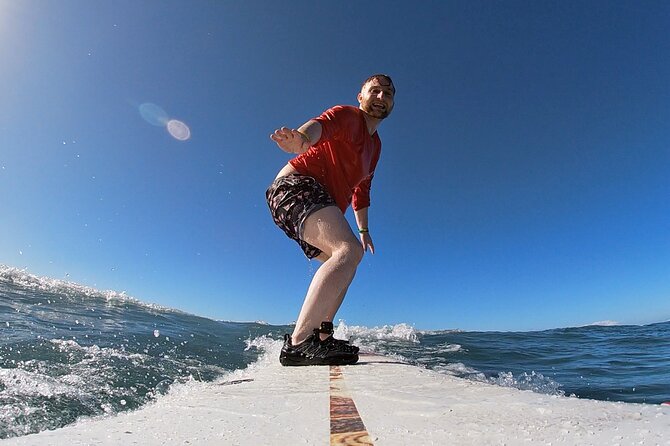 Surf Lesson Without the Crowds Including GoPRO Videos - Best for first-time surfers, families, and couples
