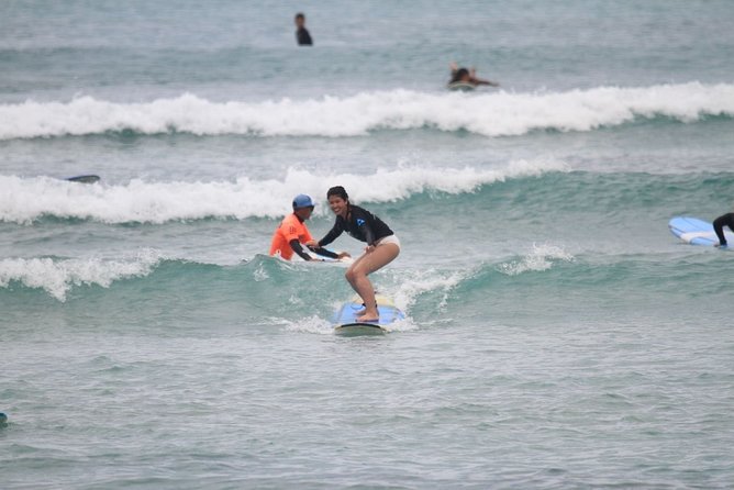 Surfing Lessons On Waikiki Beach - About an hour in the water