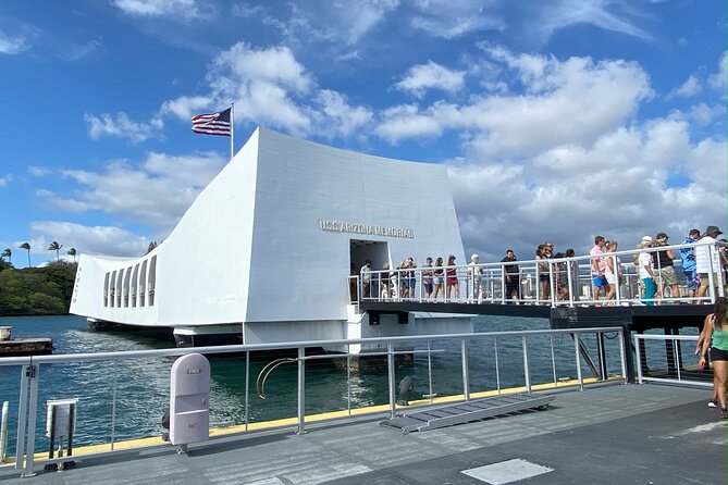 Tribute to Pearl Harbor Arizona Memorial Tour - Pearl Harbor National Memorial before the boat