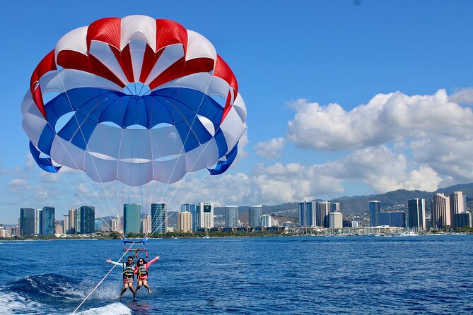 Waikiki and Diamond Head Parasailing Experience - Leaving Ala Moana Harbor for the Waikiki coast
