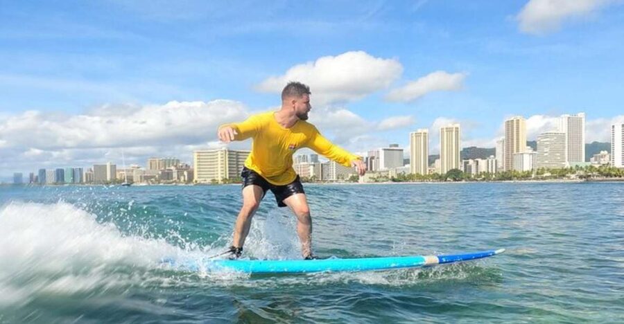 Waikiki Beach: Surf Lessons - Learning to paddle, stand, and ride