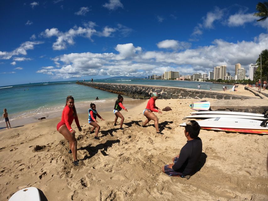 Waikiki: Family, Private, and Group Surfing Lessons - A short shuttle ride to the beach