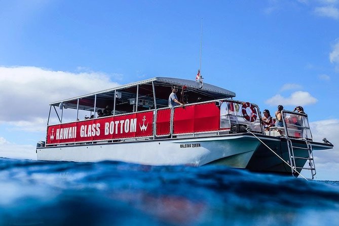 Waikiki Glass Bottom Boat Cruise - The Haleiwa Queen and the glass-bottom setup