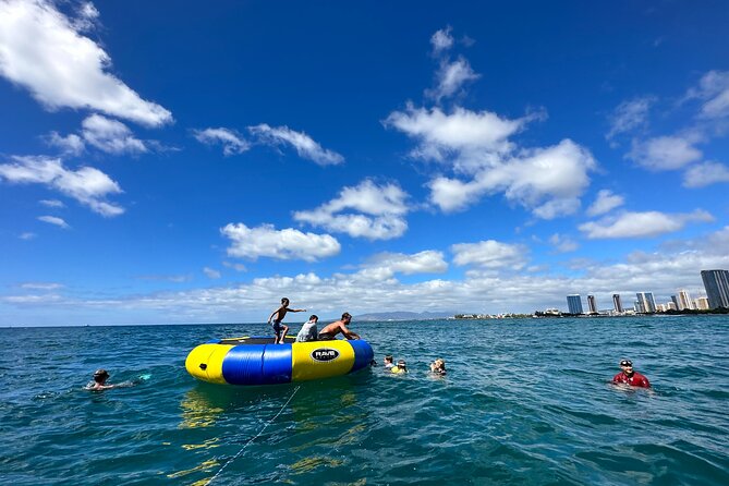Waikiki, Hawaii: Deluxe Snorkel and Wildlife Cruise - Food, drinks, and comfort between swims