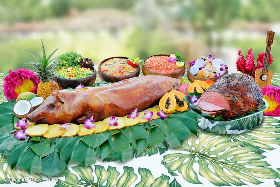 Waikiki: Luau and Buffet w/ optional Rock-A-Hula Show - What is on the Hawaiian buffet
