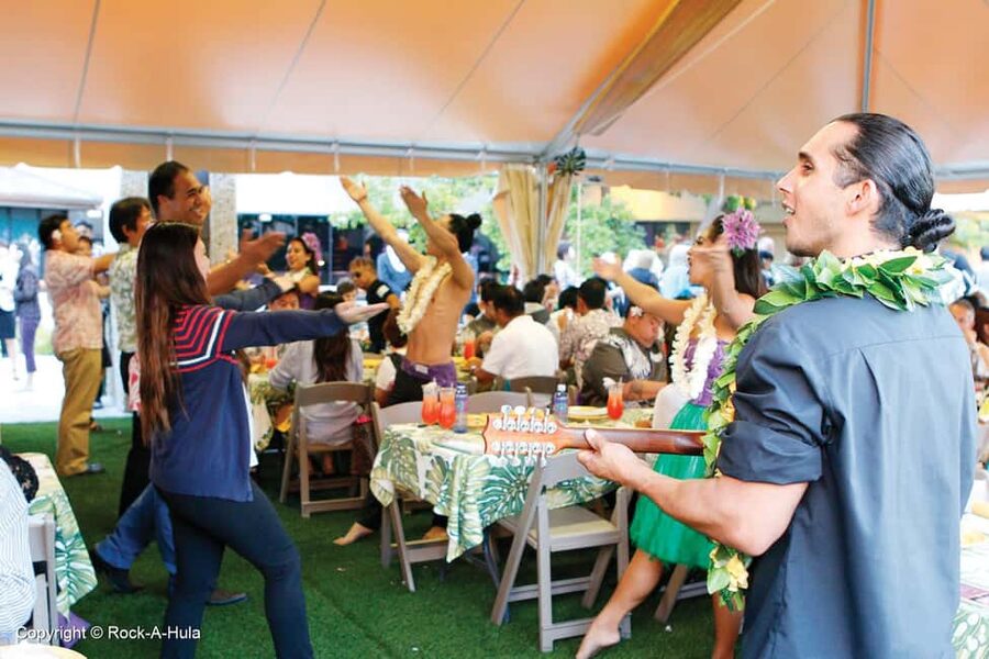 Waikiki: Luau and Buffet w/ optional Rock-A-Hula Show - Who will enjoy this evening most