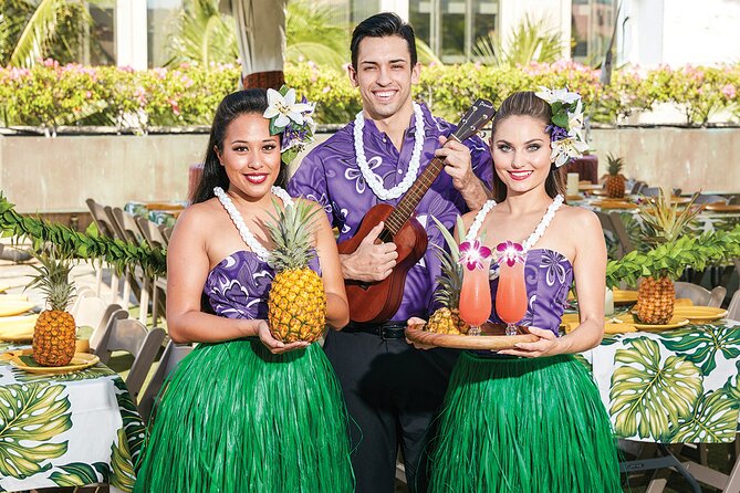 Waikiki Luau Buffet with Optional Rock-A-Hula Show Ticket - What is on the one-hour buffet