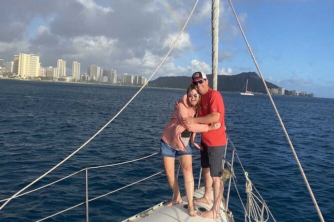 Waikiki private Day Tour and Sunset sail for couples - A relaxed celebration, not a packed sightseeing program