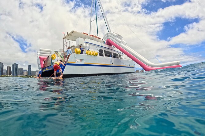 Waikiki Snorkeling & Ocean Waterpark Adventure from Oahu - The Boat, Equipment, and Crew