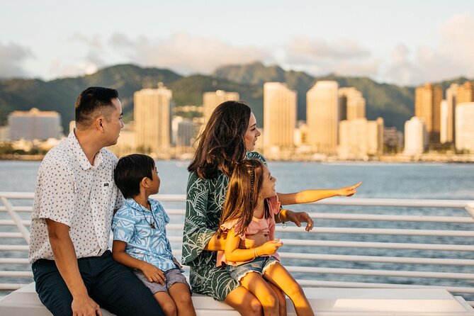 Waikiki Sunset Cocktail Cruise aboard the Majestic by Atlantis - Friday fireworks are a different experience