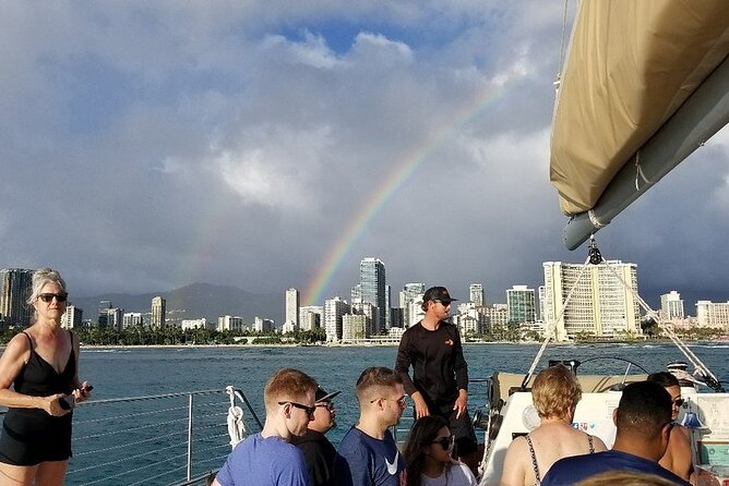 Waikiki Sunset Cocktail Sail with Open Bar - The open bar is the main value